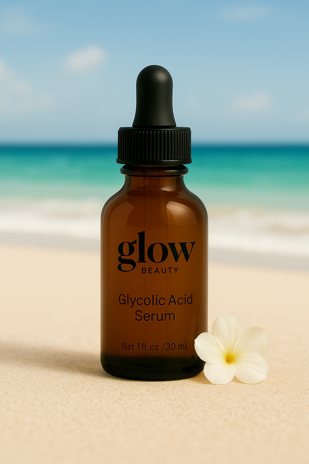 Glow Beauty Glycolic Acid Serum – Exfoliates, Brightens, Hydrates