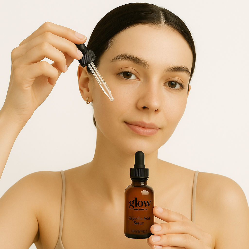 Glow Beauty Glycolic Acid Serum – Exfoliates, Brightens, Hydrates