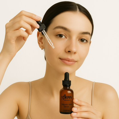 Glow Beauty Glycolic Acid Serum – Exfoliates, Brightens, Hydrates